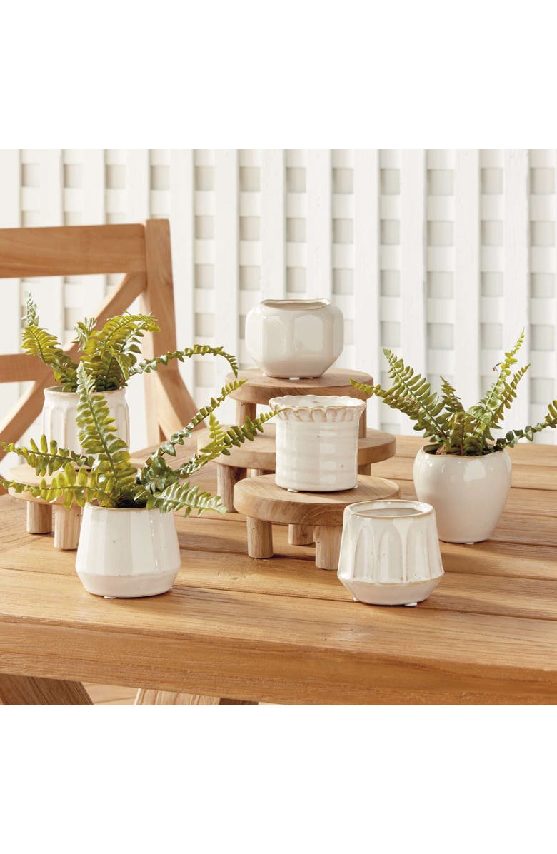 Napa Home & Garden Dezie Mini Pots Set Of 6, Alternate, color, Off-White