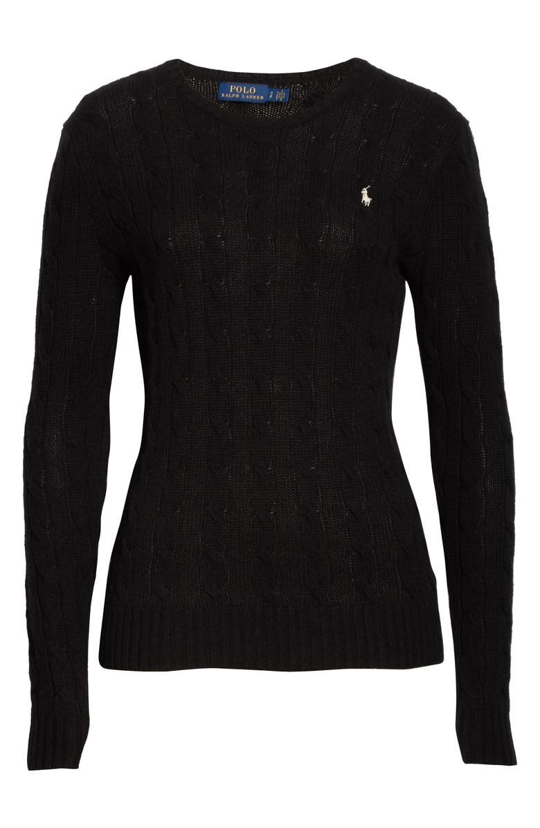 Polo Ralph Lauren Cable Knit Cashmere Sweater, Alternate, color,