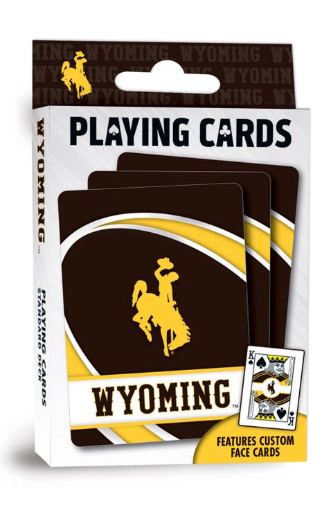 Wyoming Cowboys Playing Cards
