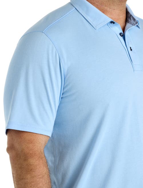 Tommy Bahama Big & Tall Harbor Isles Polo Shirt In Chambray Blue