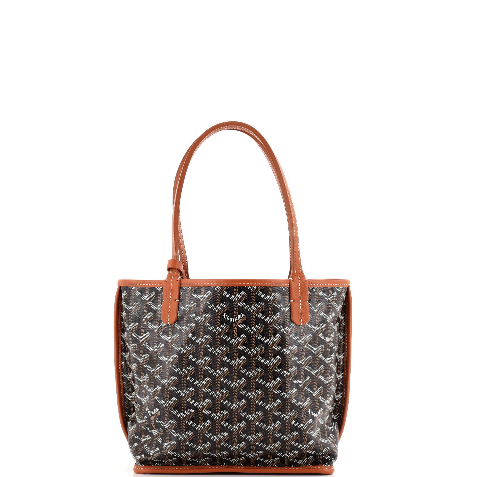 Pre-Owned Goyard Anjou Reversible Tote Printed Coated Canvas Mini, Alternate, color, 