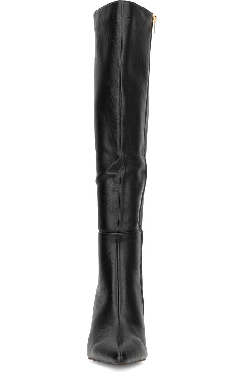 NEW YORK AND COMPANY Mae Faux Leather Tall Boot, Alternate, color,