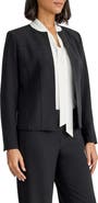 KASPER Jewel Neck Seamed Cardigan Jacket