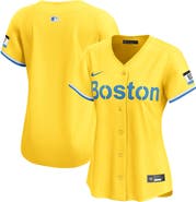 Nike Women's Nike Yellow Boston Red Sox City Connect Limited Jersey