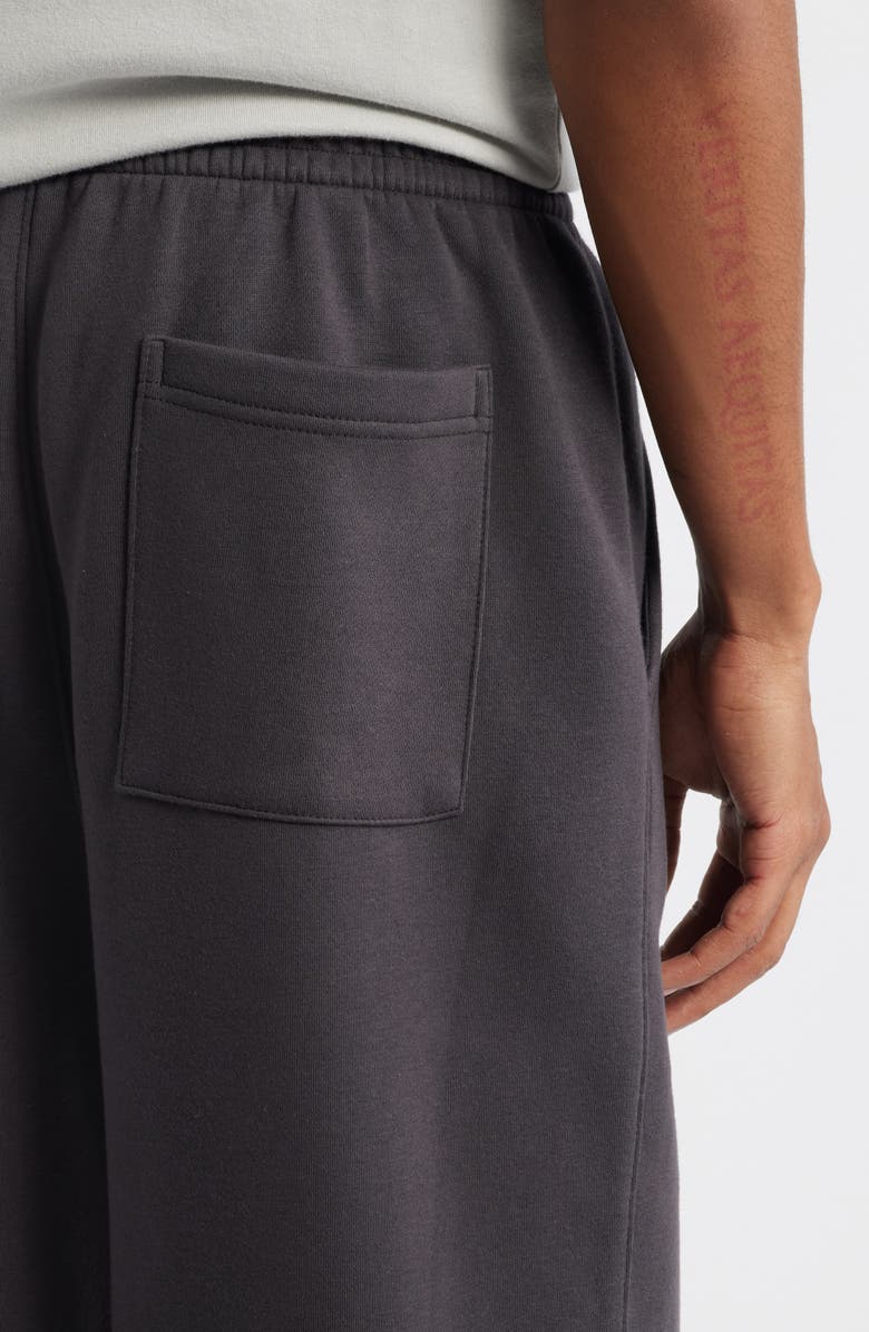 BP. Straight Leg Fleece Sweatpants, Alternate, color, Black Faded