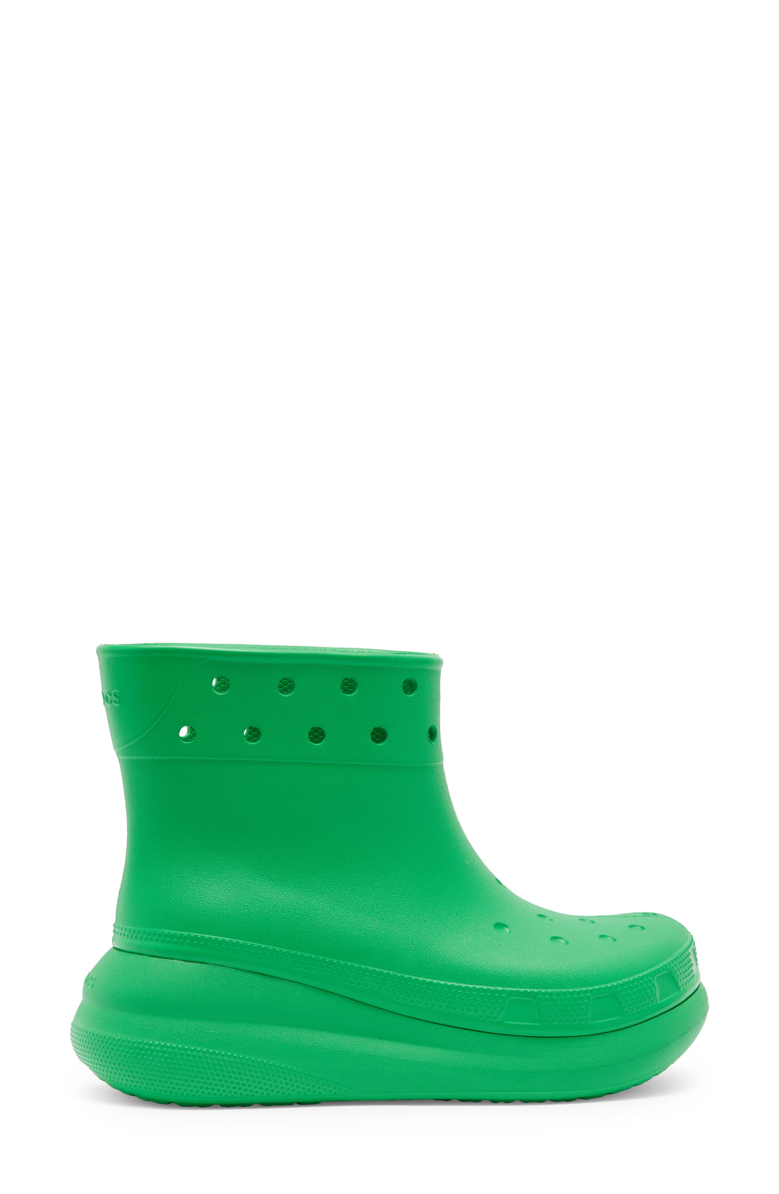 Gender Inclusive Crush Waterproof Platform Boot, Alternate, color, GRASS GREEN