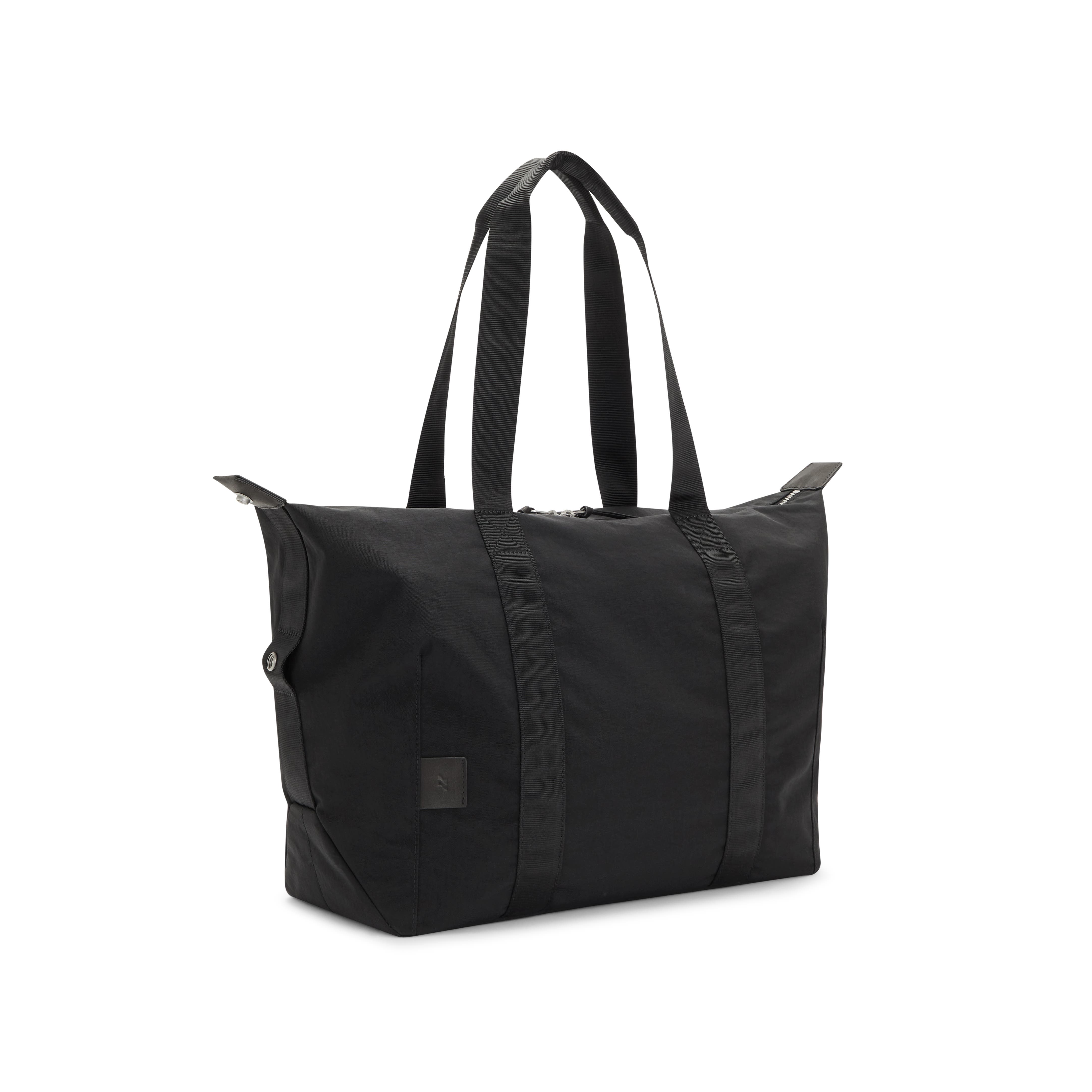 LOJEL NIRU 24-Hour Travel Weekender Duffel Bag with Overnight Capacity, Alternate, color, All Black