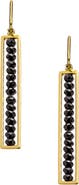 Sethi Couture Leila Black Diamond Drop Earrings