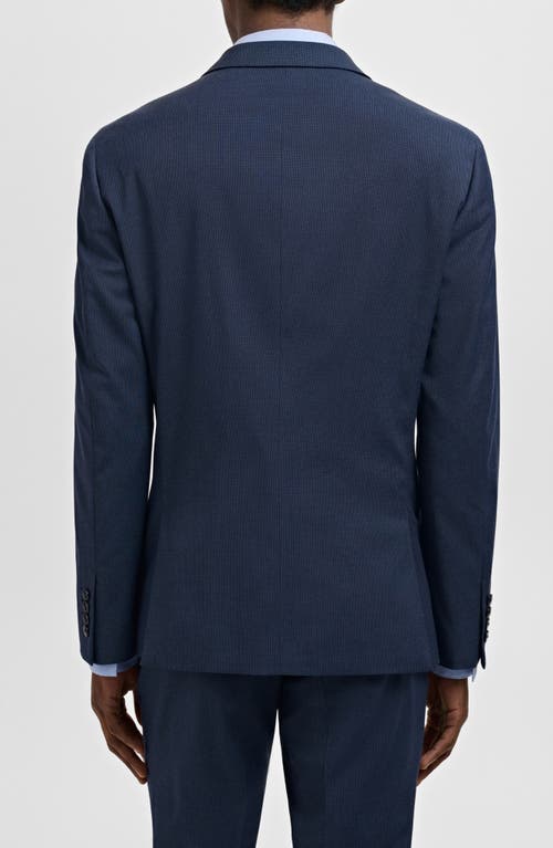 Mango Slim Fit Suit Jacket In Multi