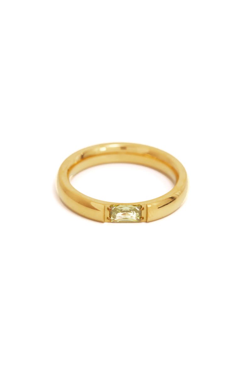 Birthstone Ring, Main, color, GOLD-AUGUST