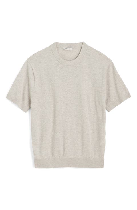 Cotton Crewneck Sweater T-Shirt