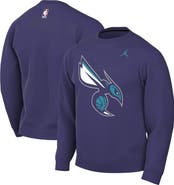 Jordan Brand Men's Jordan Brand Purple Charlotte Hornets Statement Edition Sweatshirt