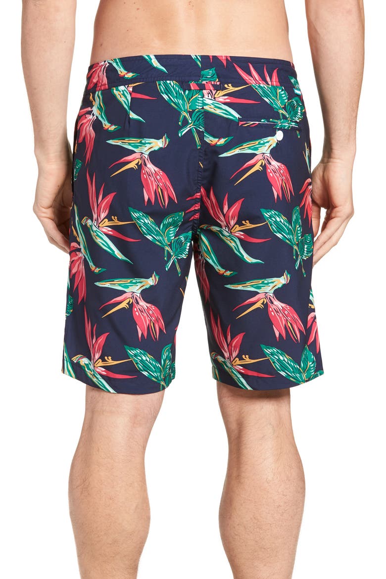 Banzai 9-Inch Swim Trunks, Alternate, color, BIRD OF PARADISE