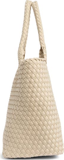 Woven Large Tote Bag & Pouch Set
