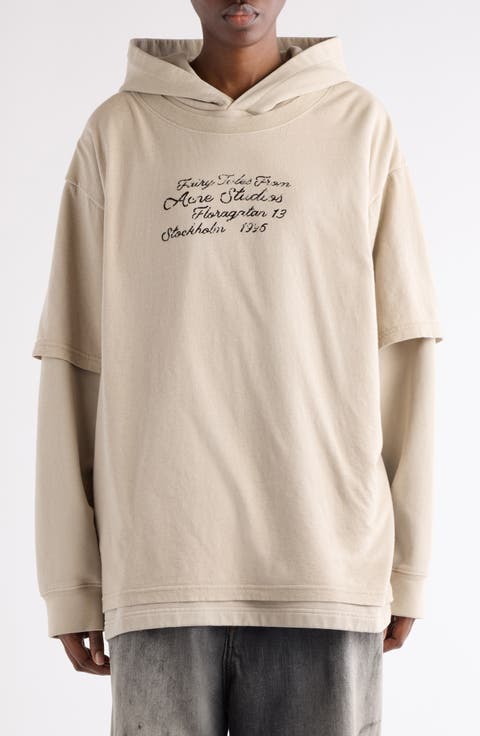 Floor Fairy Tale Layered Logo Graphic Hoodie