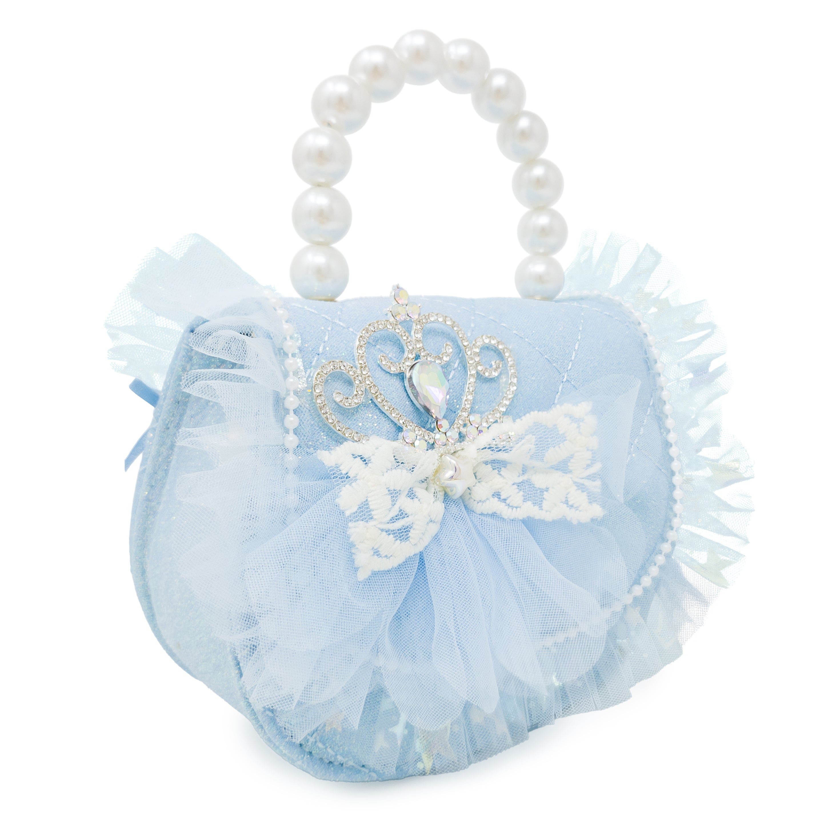 Puttisu Handbag - Princess Tiara, Alternate, color, Ice Blue Sparkle