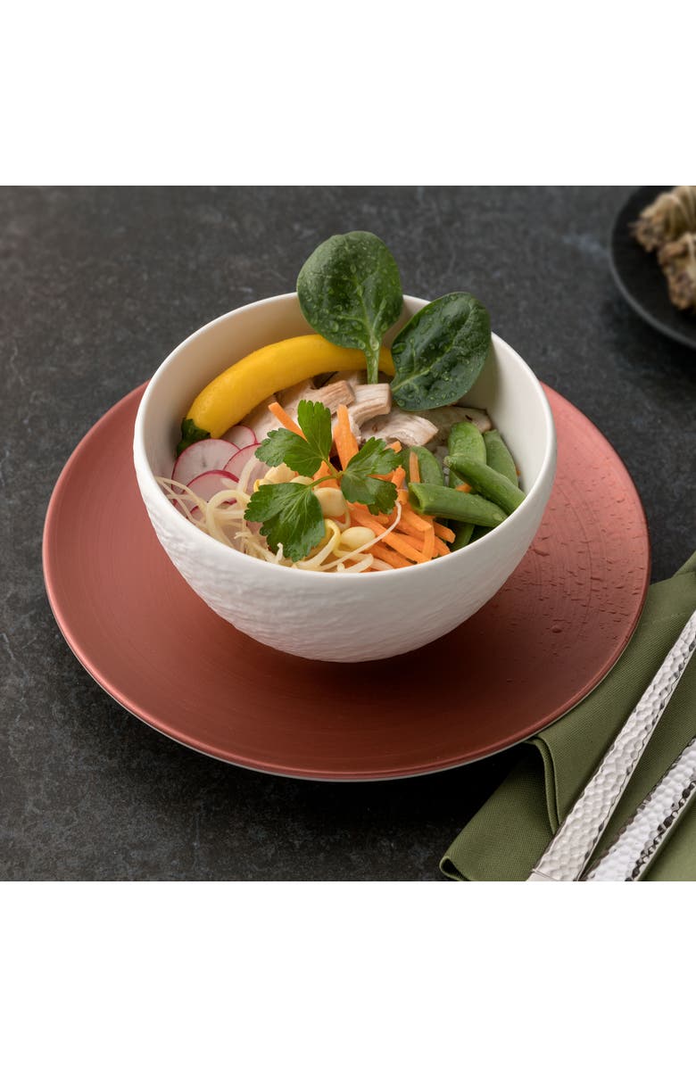 Villeroy & Boch Manufacture Rock blanc Rice Bowl, Alternate, color,