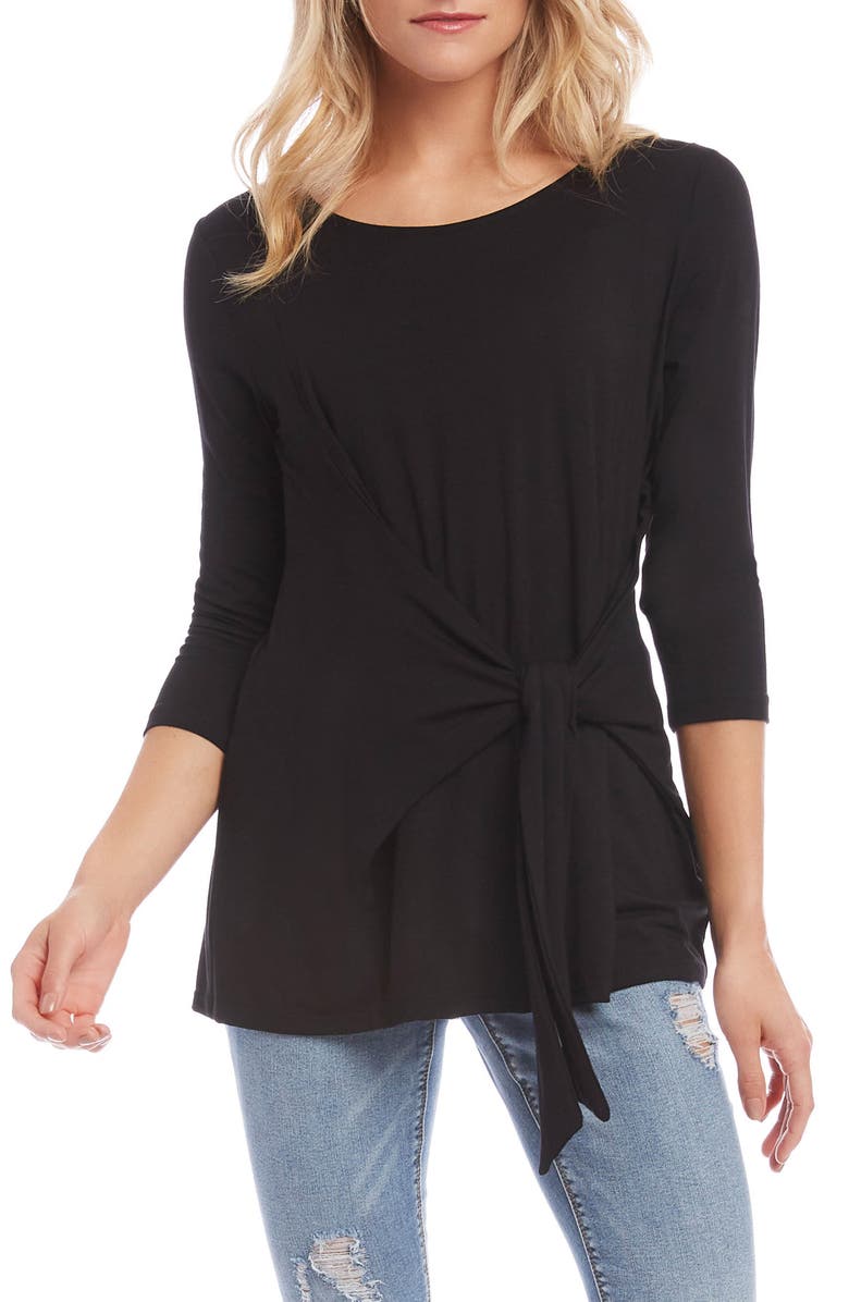 Karen Kane Tie Front Top, Main, color,