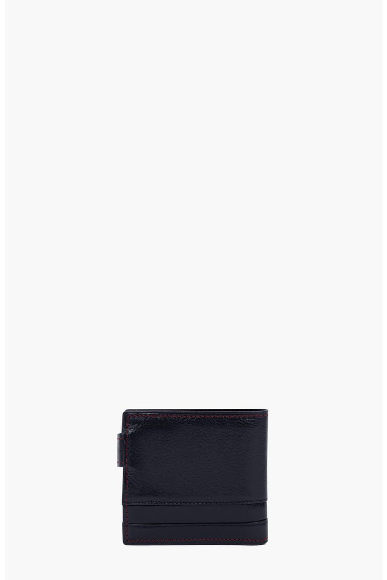 Di Cavallo Bifold Leather Wallet 588, Alternate, color, Navy