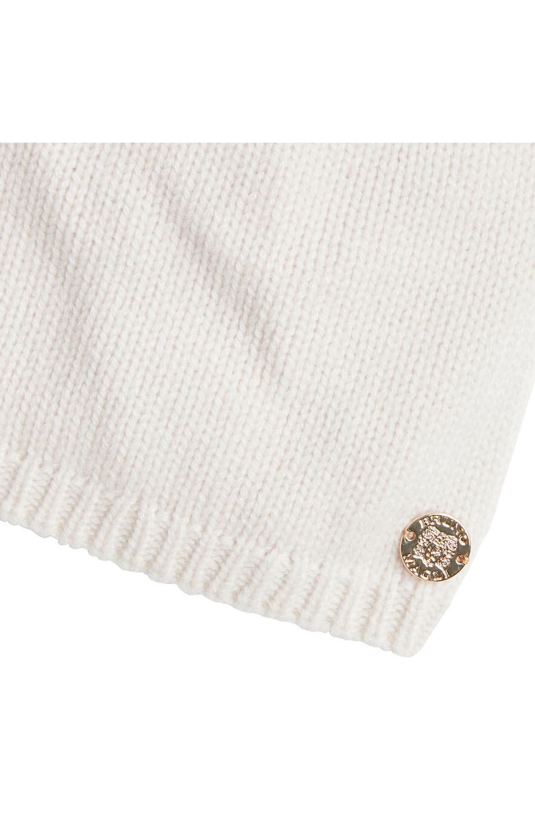 Bruno Magli Cashmere Pompom Beanie, Alternate, color, Ivory