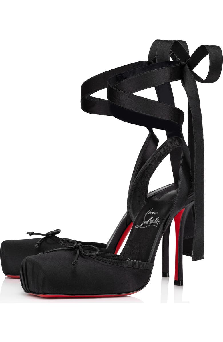 Christian Louboutin Cassia Lace-Up Slingback Pump, Main, color,