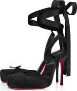 Christian Louboutin Cassia Lace-Up Slingback Pump