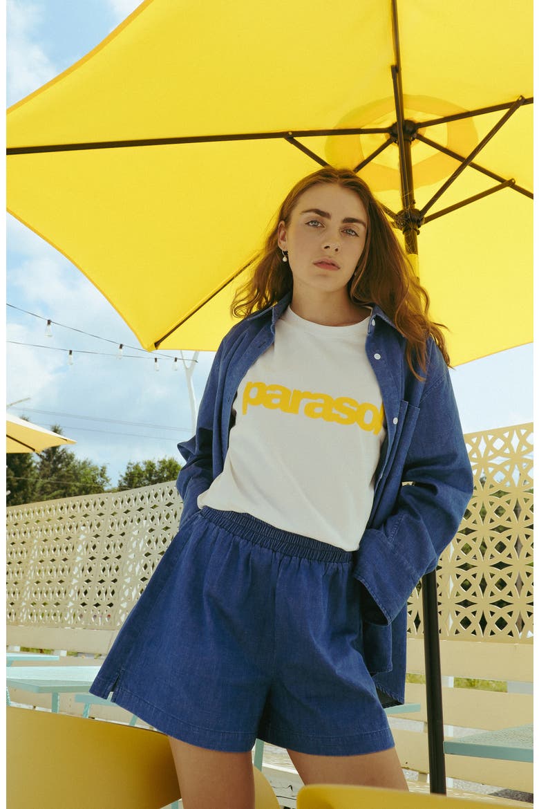 Parasol Graphic Cotton T-Shirt, Alternate, color, YELLOW