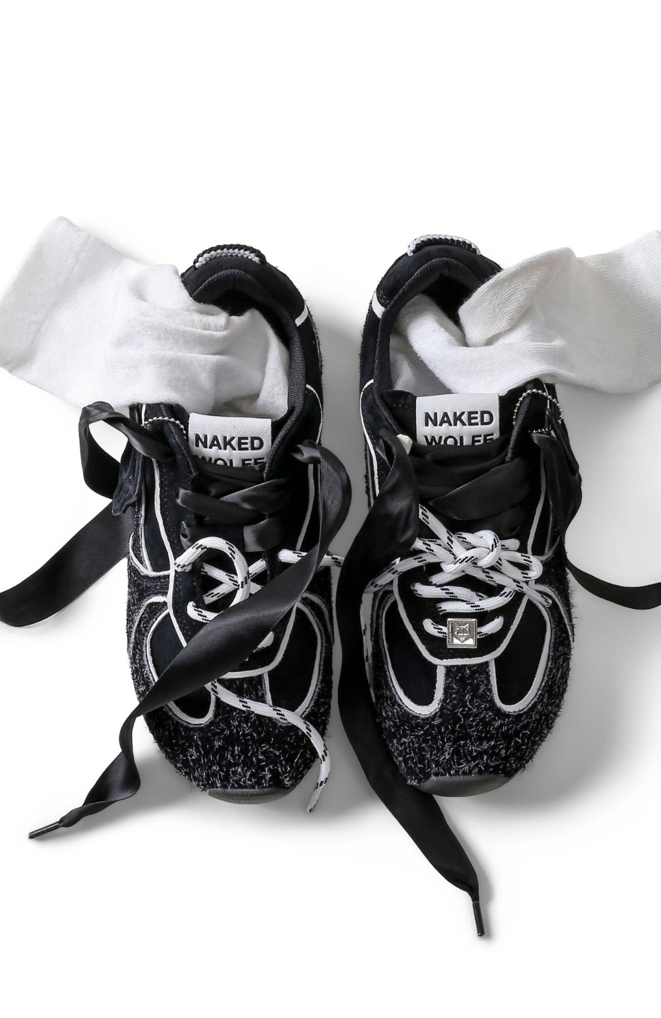Adored Hairy Suede Sneaker, Alternate, color, Black Hairy Suede