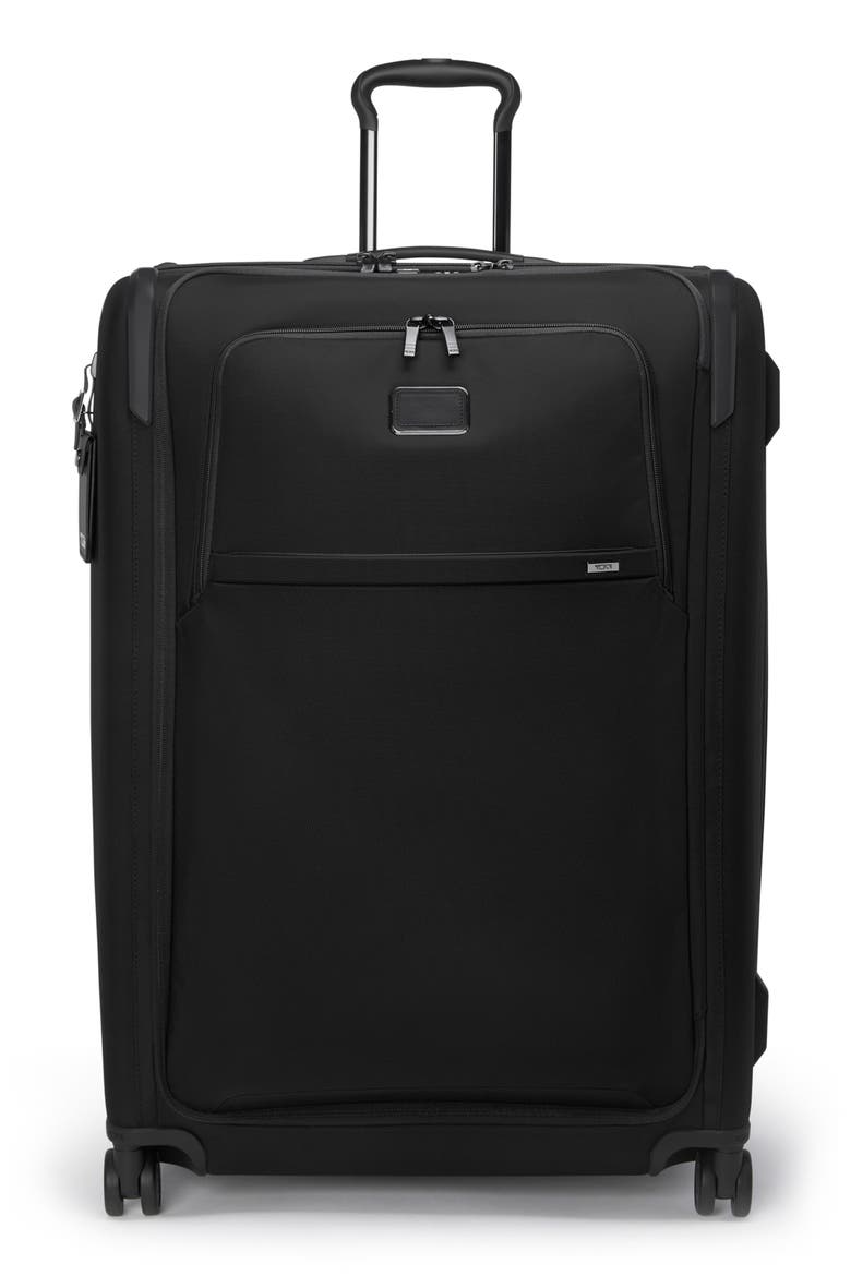 Alpha X-Large Dual Access Expandable Checked Luggage, Main, color, BLACK