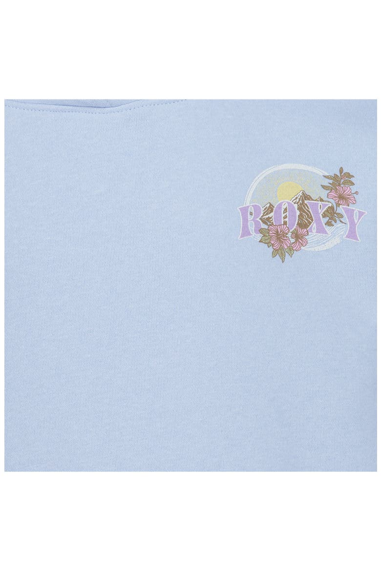Kids' Mountain Bloom Hoodie, Alternate, color, WINDSURFER