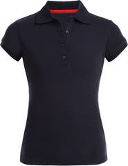 Nautica Uniform Short Sleeve Pico Polo Shirt