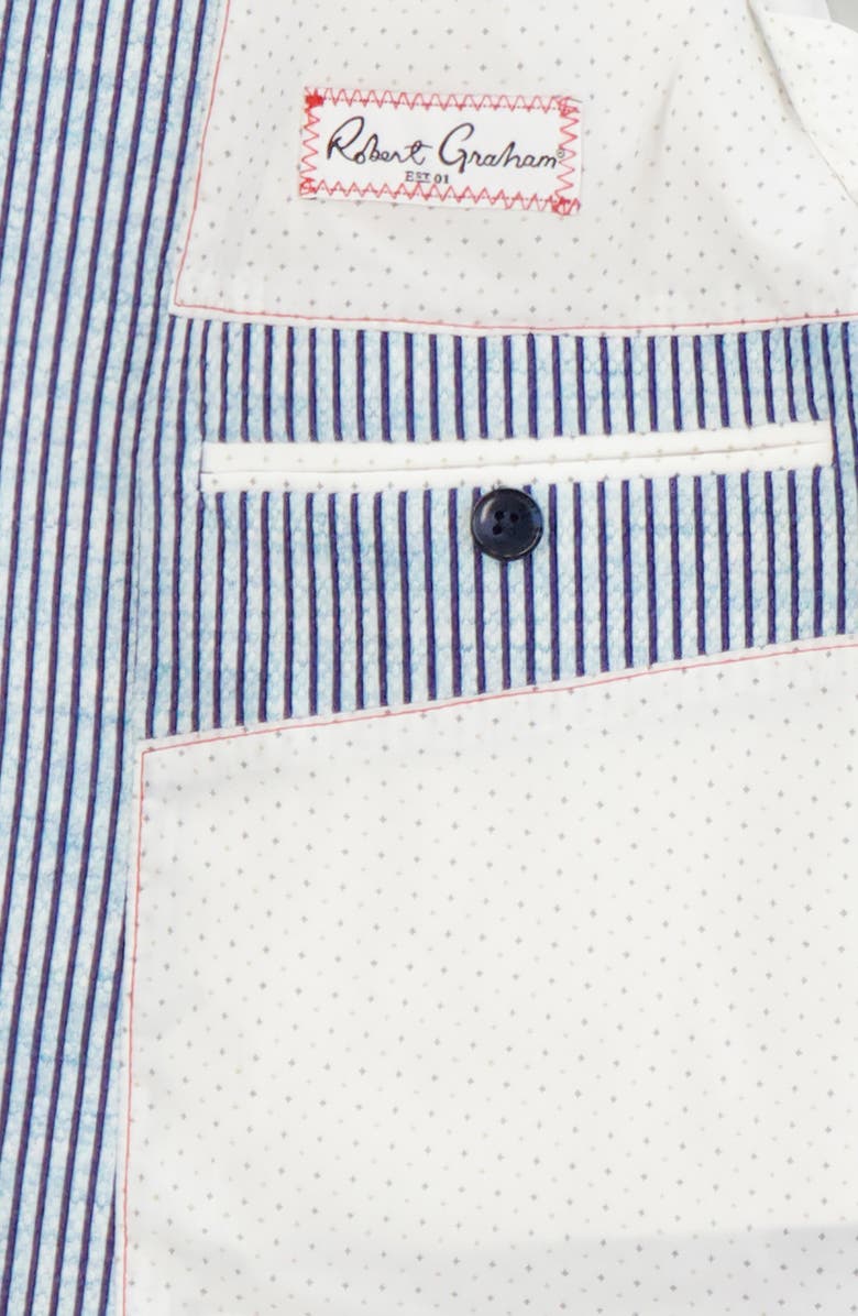 Robert Graham Daylen Floral Stripe Seersucker Sport Coat, Alternate, color,