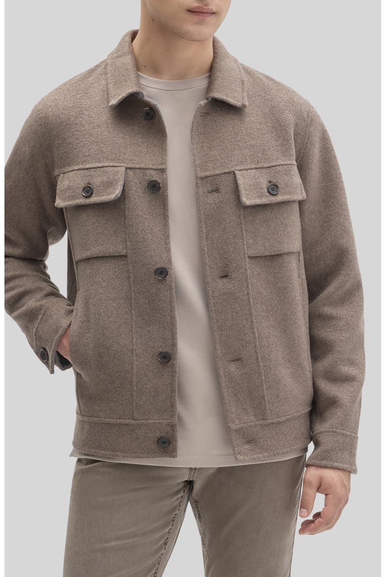 ORTEGA BUTTONED JACKET, Alternate, color, SEQUOIA