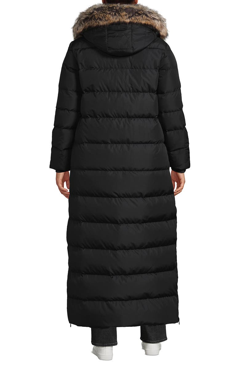 Lands' End Down Maxi Winter Coat, Alternate, color, Black