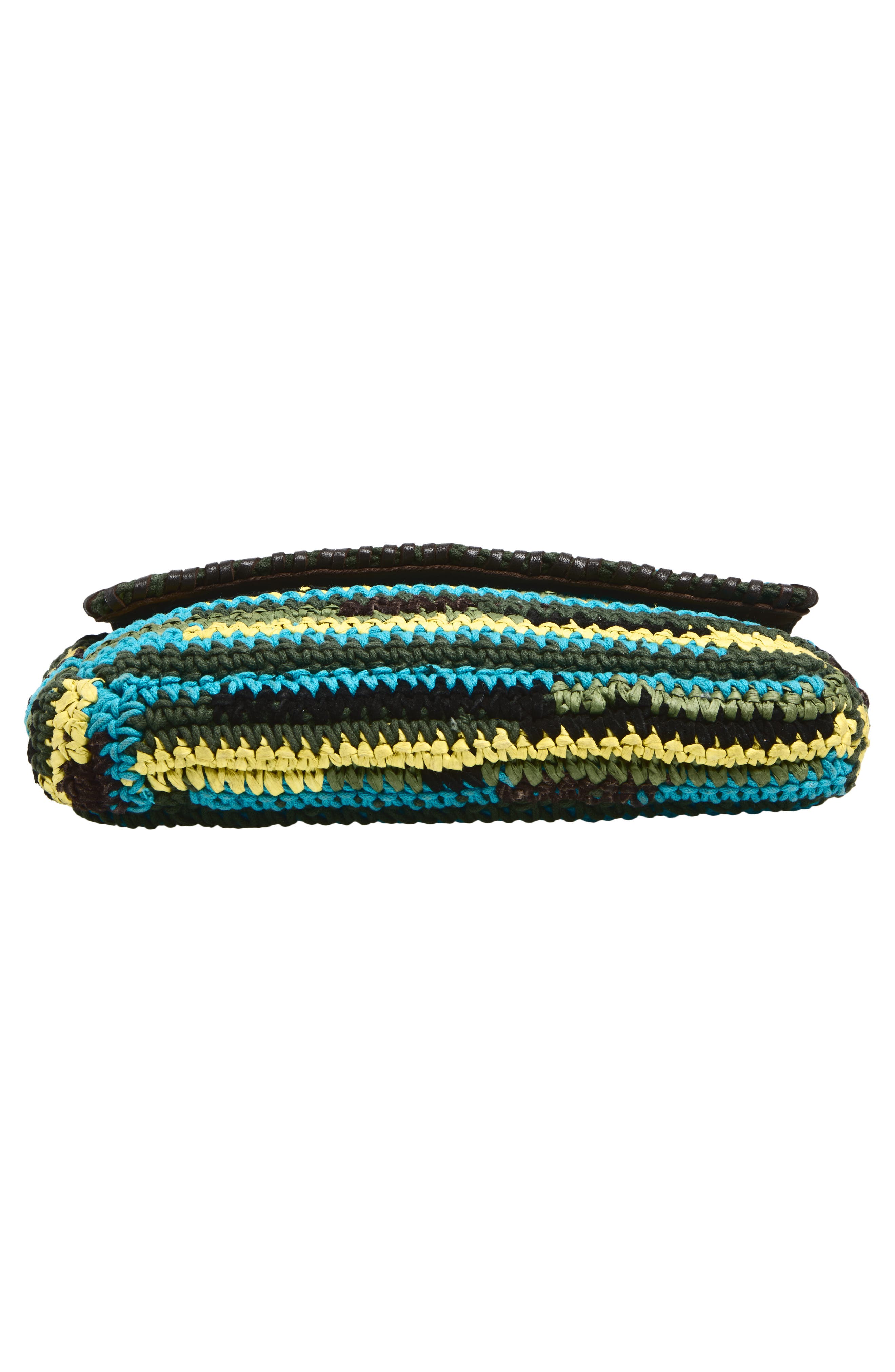 STAUD Timmy Crochet Shoulder Bag, Alternate, color, Happy Sack