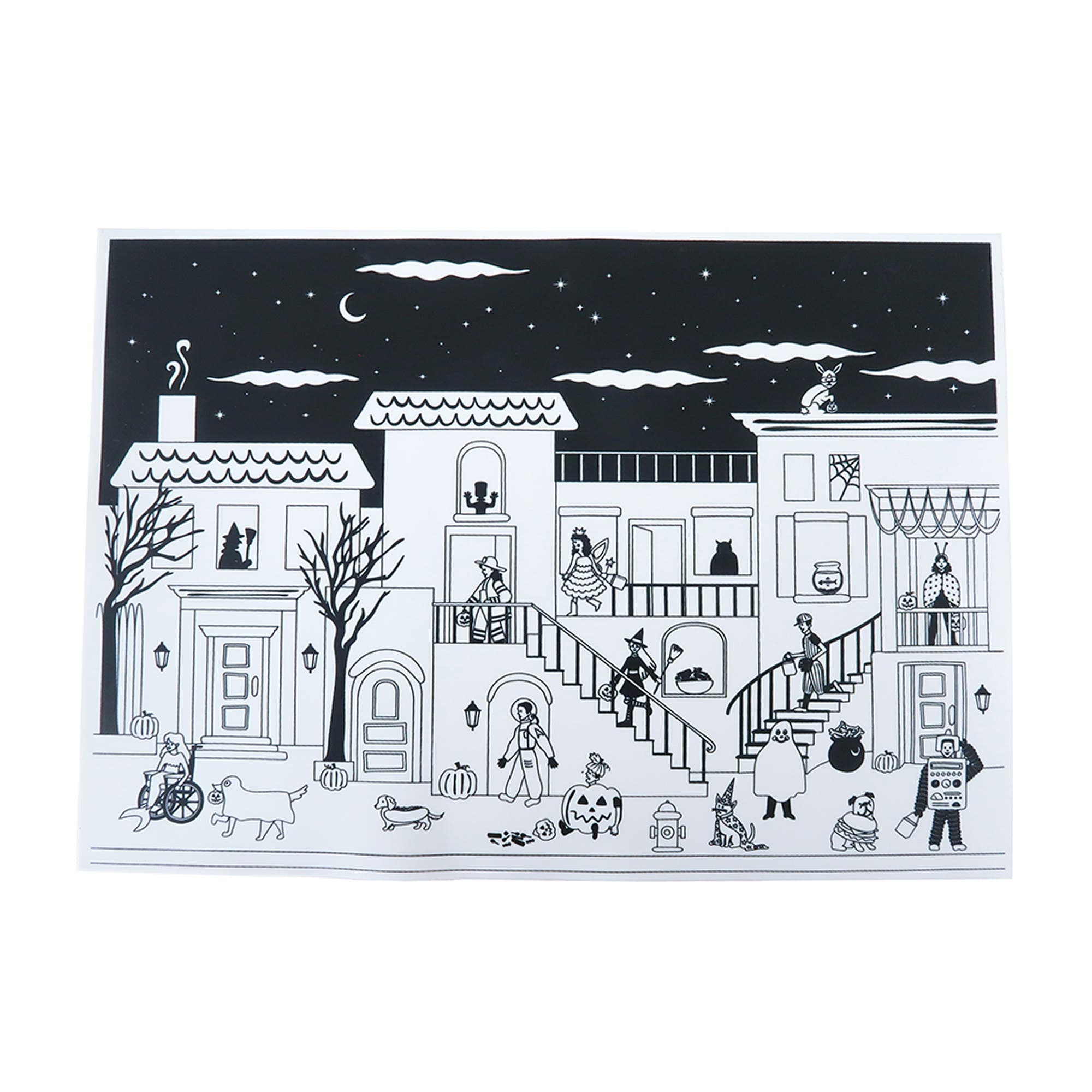 Trick or Treat Street Scene