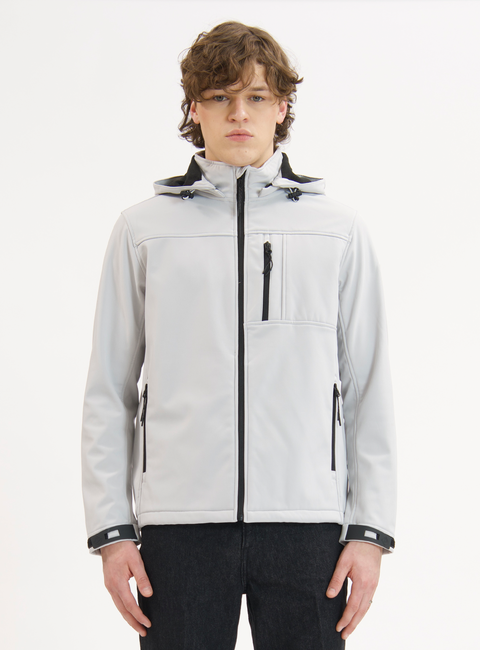 SOFTSHELL DEWSPO BONDED MESH JACKET