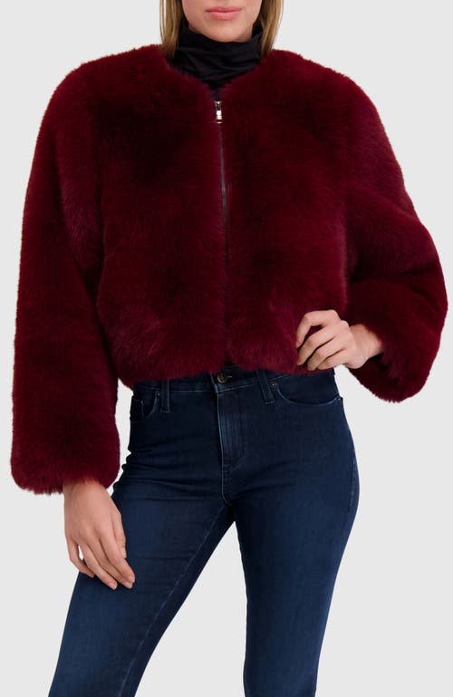 Lyla Grant Fur-free Fox (faux Fur) Bolero In Black