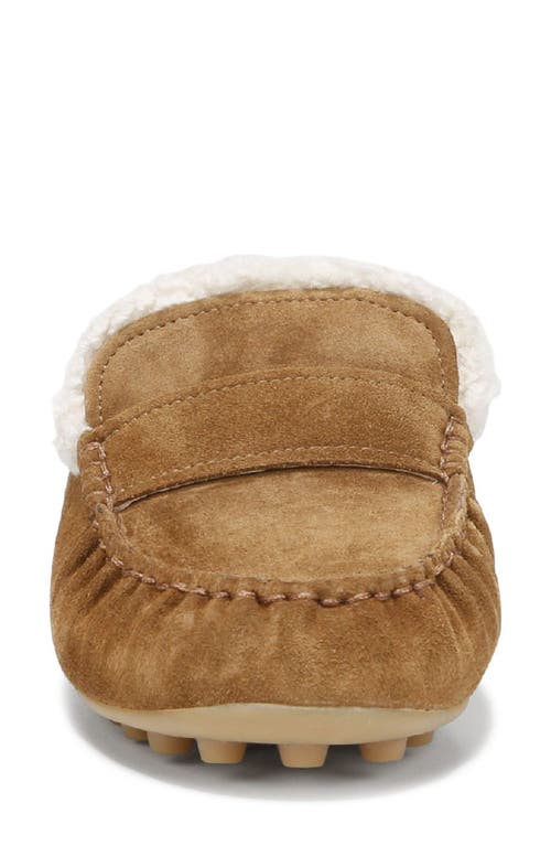 Vince Berkley Genuine Shearling Driving Loafer In Brown