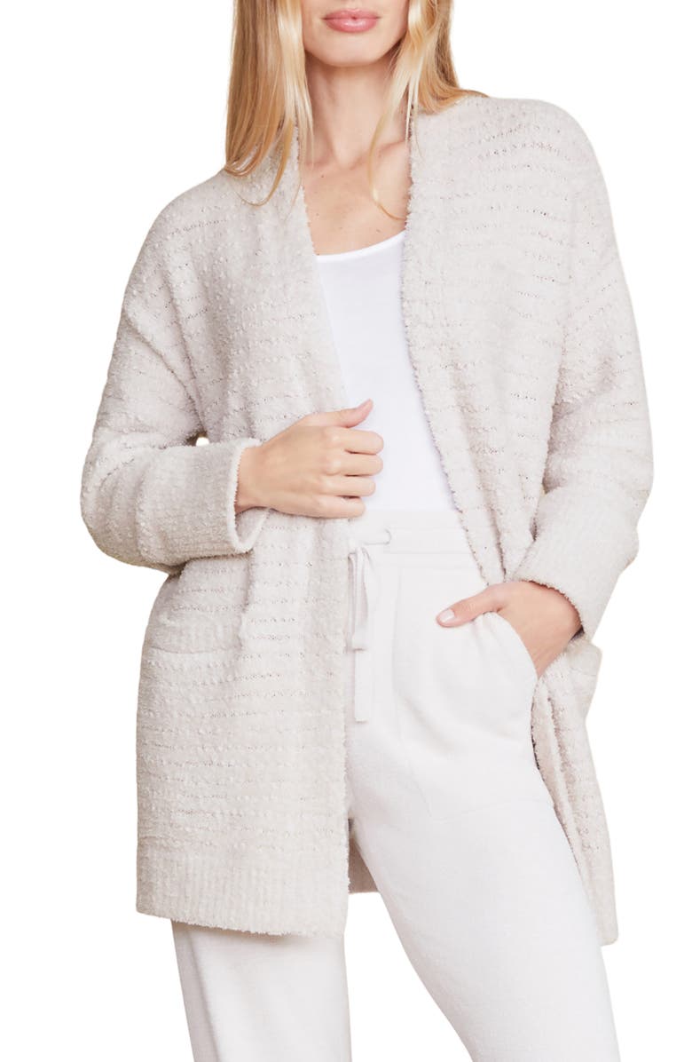 Barefoot Dreams<sup>®</sup> CozyChic<sup>™</sup> Bouclé Front Chenile Cardigan, Main, color, 