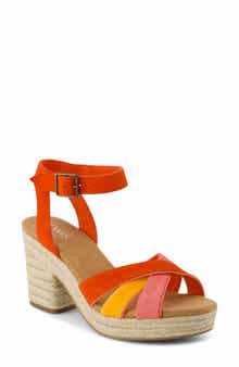 TOMS Majorca Ankle Strap Platform Sandal