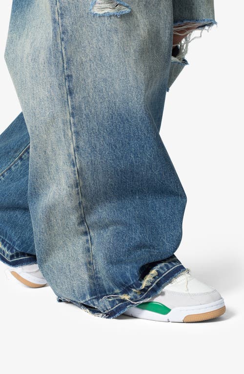 Mnml Baggy Rave Ripped Wide Leg Jeans