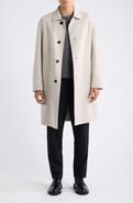 Theory Wool & Cashmere Mac Coat