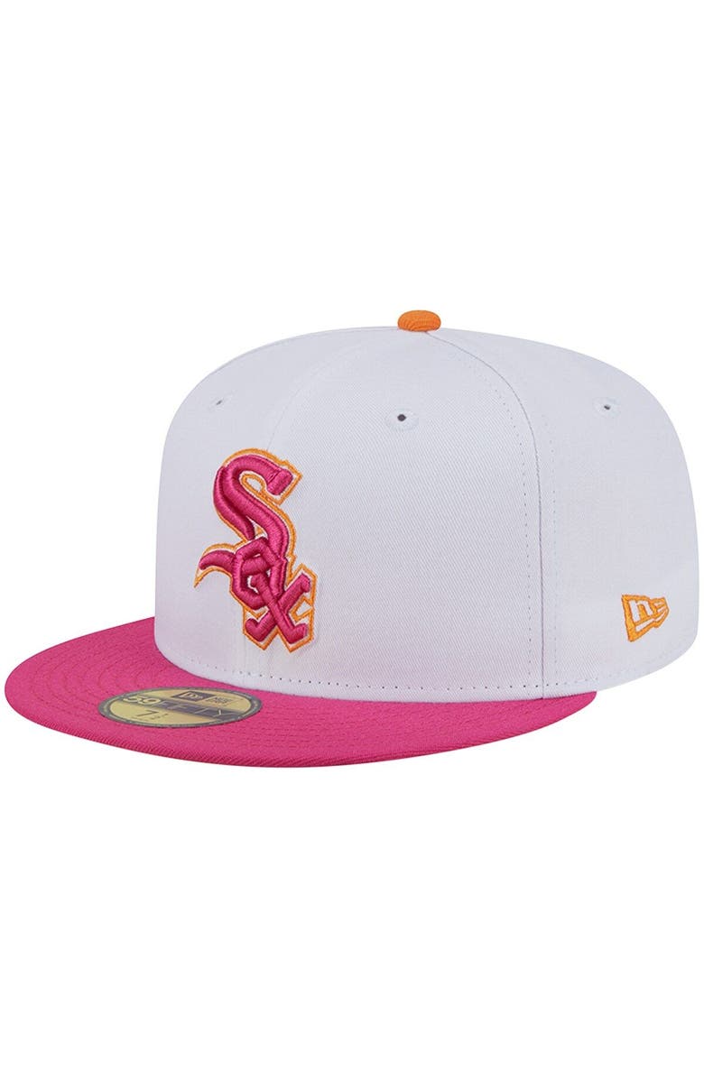 New Era Men's New Era  White/Pink Chicago White Sox 2005 World Champions 59FIFTY Fitted Hat, Alternate, color, 