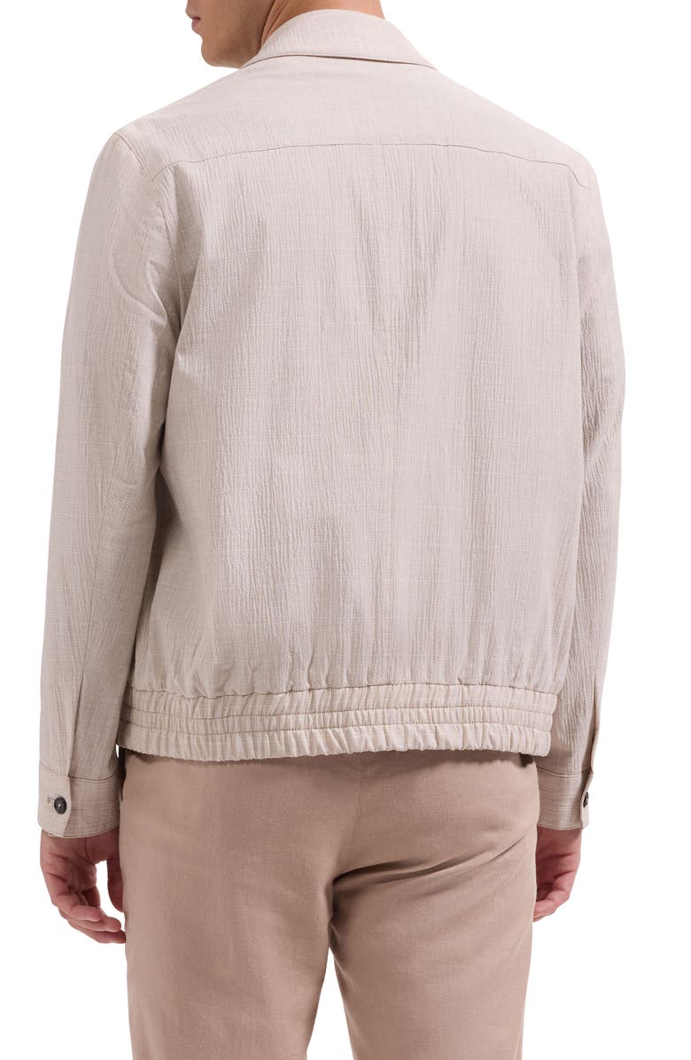 Bugatchi Blouson Jacket, Alternate, color, Almond