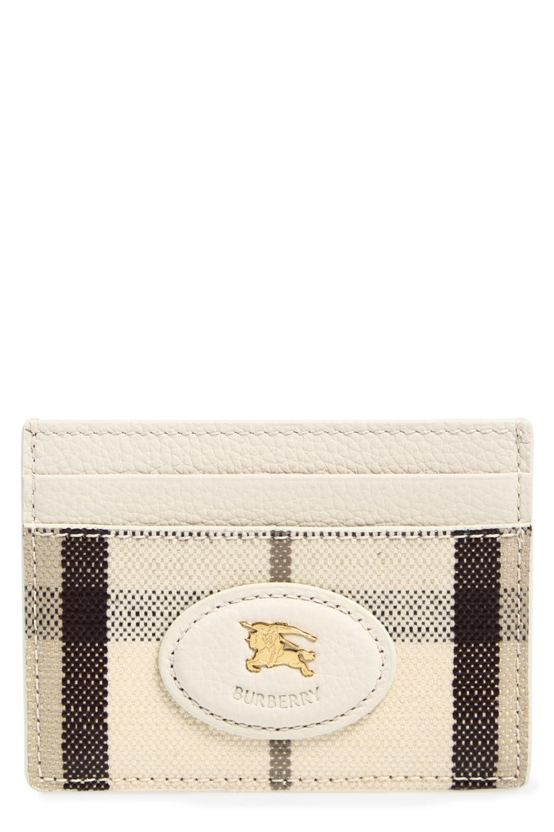 Highlands Check Mixed Media Card Case (Women) | Nordstrom