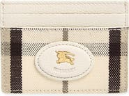 Burberry Highlands Check Mixed Media Card Case