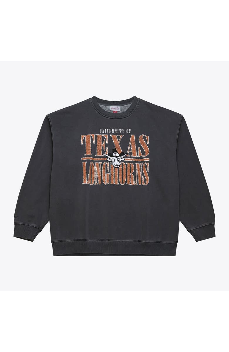 Mitchell & Ness Men's Mitchell & Ness Charcoal Texas Longhorns Downtown Fleece Sweatshirt, Main, color, Charcoal