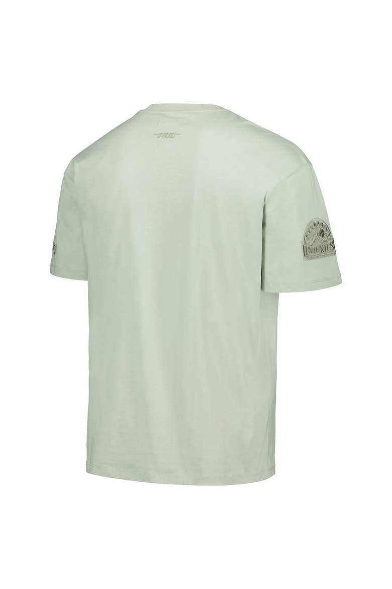Men's Pro Standard Mint Colorado Rockies Neutral CJ Dropped Shoulders T-Shirt, Alternate, color, Mint