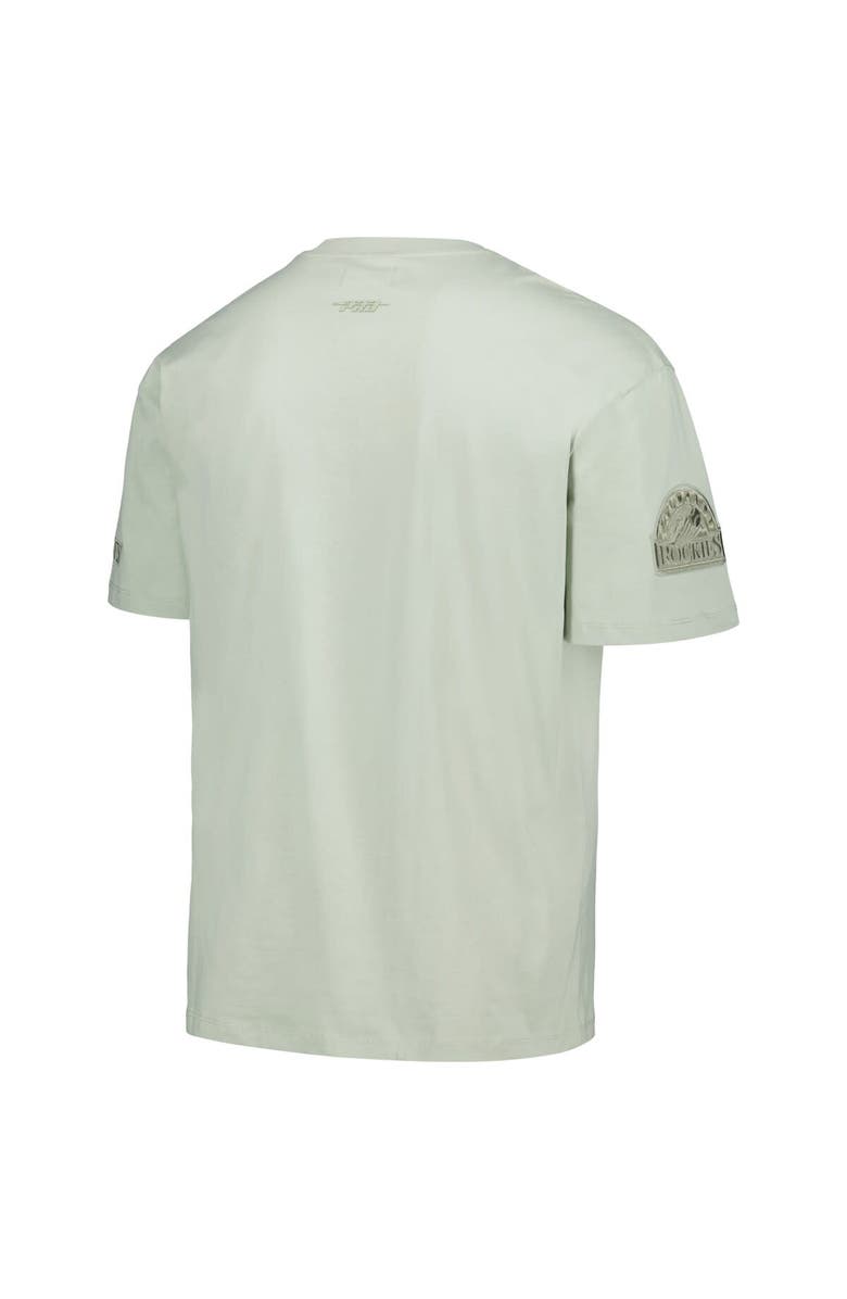 PRO STANDARD Men's Pro Standard Mint Colorado Rockies Neutral CJ Dropped Shoulders T-Shirt, Alternate, color, Mint